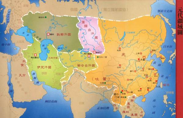 中国元朝的领土面积是多大