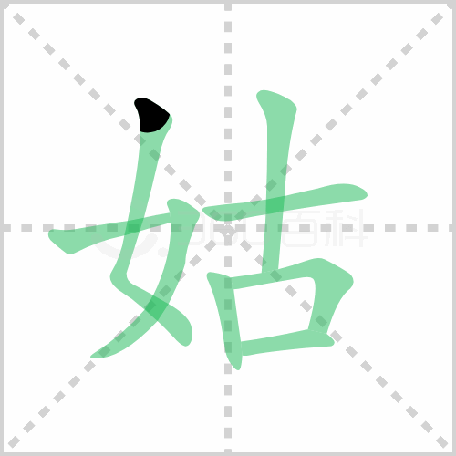 姑的解释|读音|部首|组词
