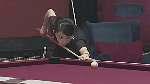 潘晓婷与金佳映女子九球比赛经典回顾, 金佳映仅有一次动杆机会确失误