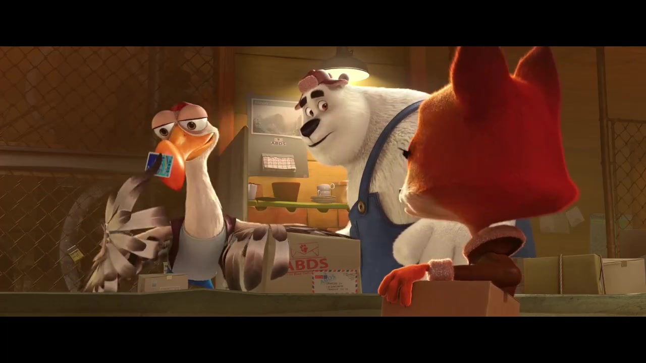 杰瑞米·雷纳配音的3d动画电影《北极狗》发布片段