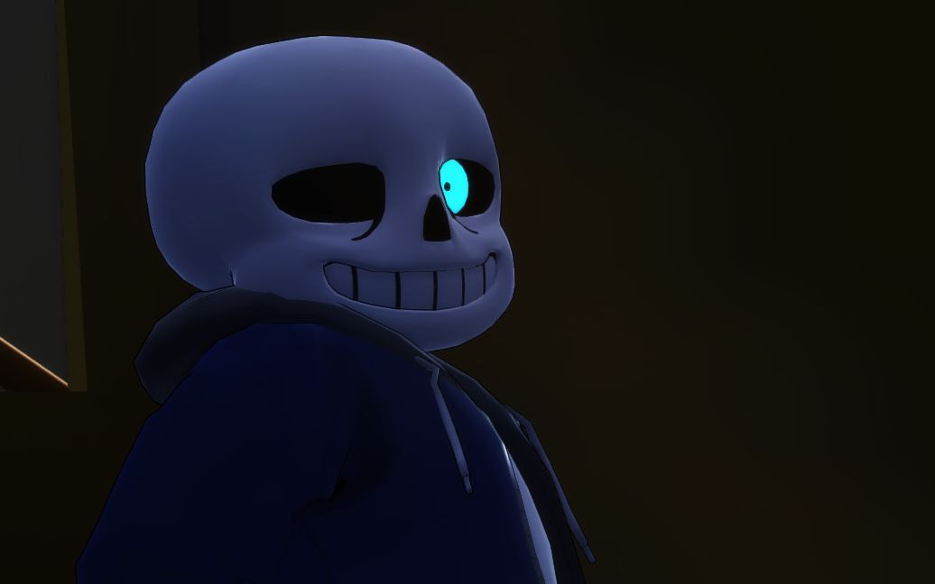 【undertale/mmd】 b>sans /b>你变了.变的如此帅气awa