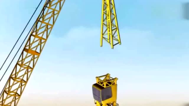 动画 塔吊的升降过程原理-黎常峰-学习 塔吊视频