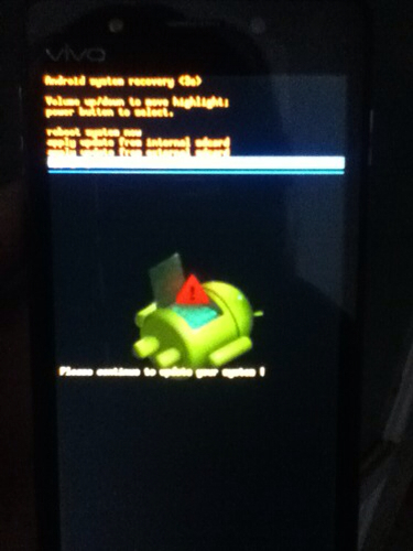 我手机root过 然后更新了系统后就成这样的界面