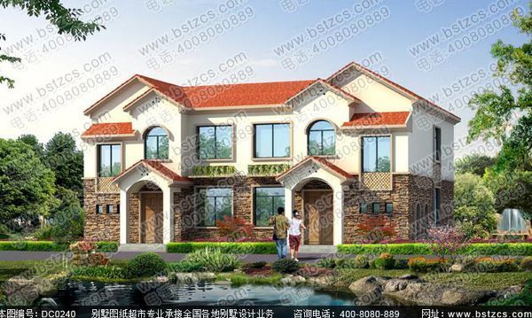 农村四间二层半小别墅设计图