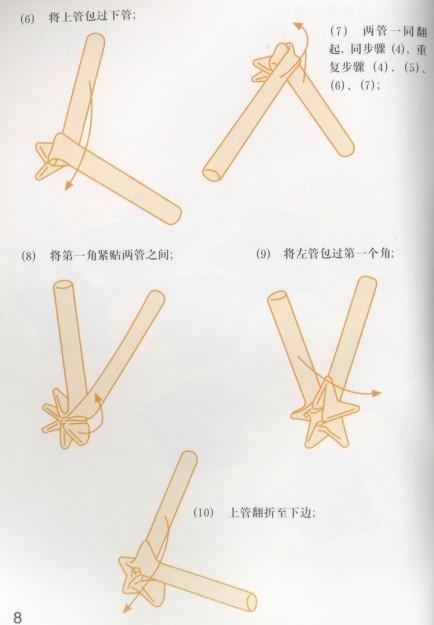 用管折星星怎么折