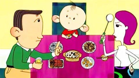 大耳朵图图第5季:妈妈在吃饭时教训爸爸!