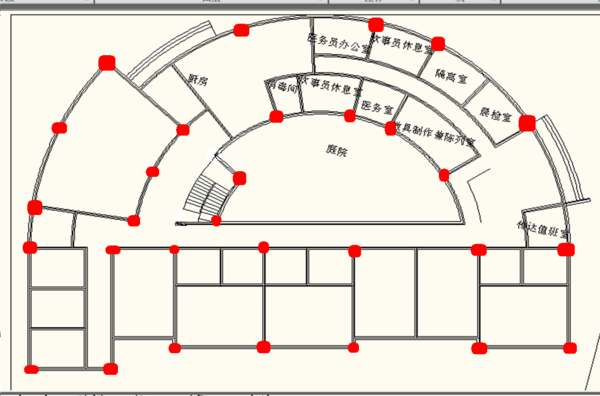 两层高的半圆形建筑如何设置柱网