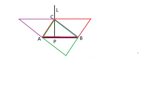 先画一条3厘米长的线段a,b,然后在线段a,b上找到点p(使a,p=1cm)0