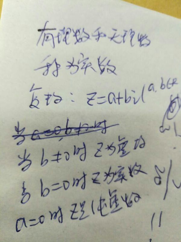 实数和虚数,复数怎么区分