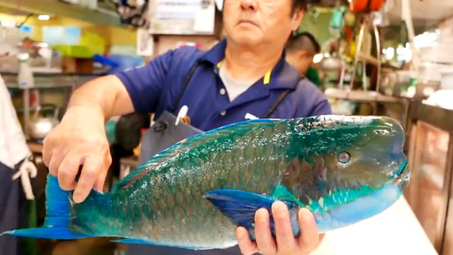 日本顶级美食" b>拿破仑 /b>"刺身,大厨一顿操作,成.