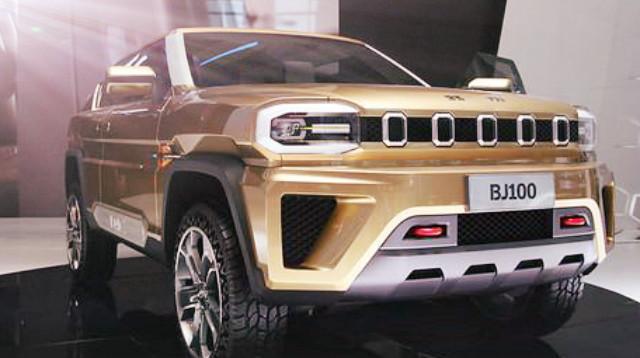 这车军民两用?对开门设计, 北汽bj100想卖80万行不行?