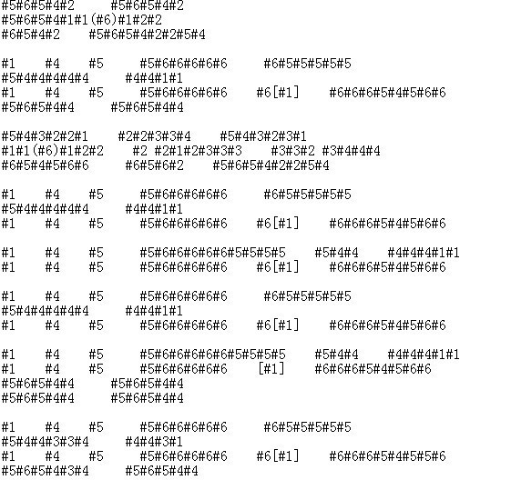 求未闻花名口琴简谱