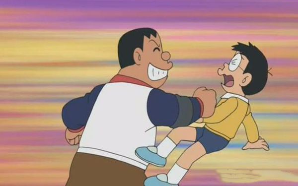 胖虎真是穷追不舍,就算大雄潜入了地下,为什么要一路追踪大雄!