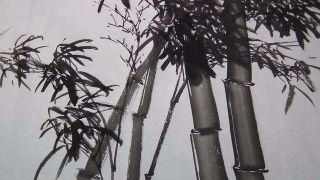 视频:水墨画竹子画法视频,聪明的你看完就会画,不信来试试!