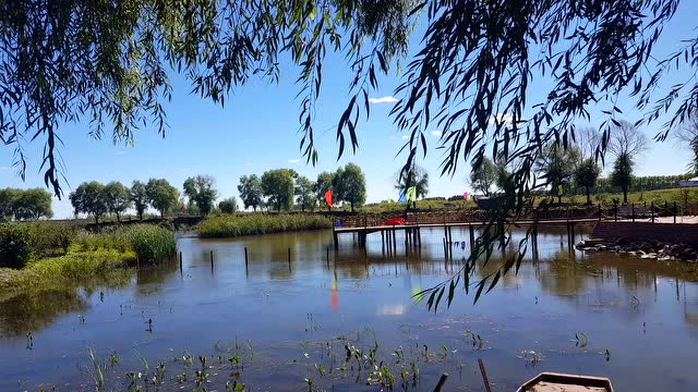 拜泉县三道镇宝塔边这么美啊