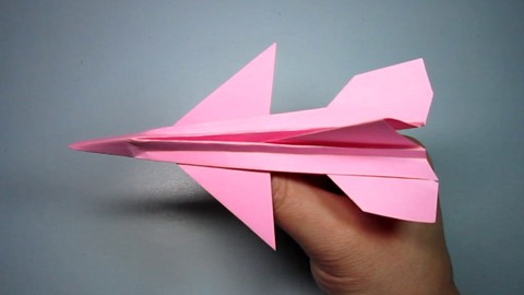 手工折纸 战斗机,一架霸气的f15 战斗机折法也很简单,分分钟钟