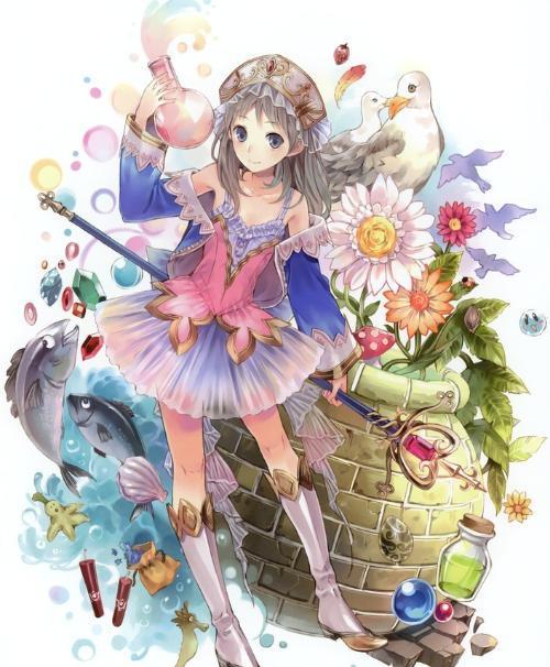 动漫女孩,唯美小清新