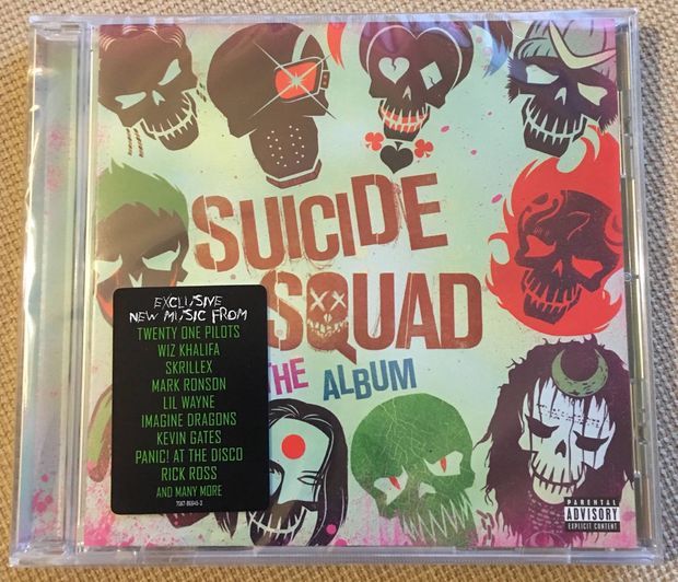 是美版cd.suicidesquadthealbum.  是美版cd .
