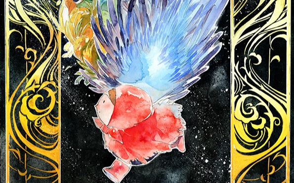 唐斯托个人 b>水彩插画 /b>过程 b>视频 /b>