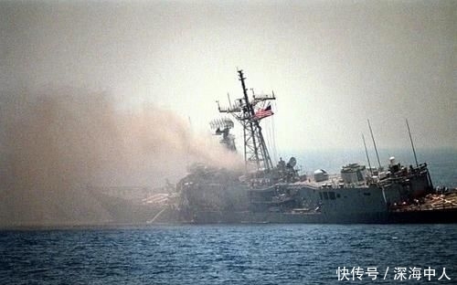 美国导弹击中伊拉克