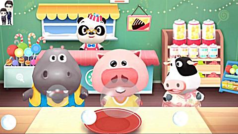 哲爷和成哥熊猫博士 第一季 第17集熊猫博士: 糖果工厂 巧克力和泡泡