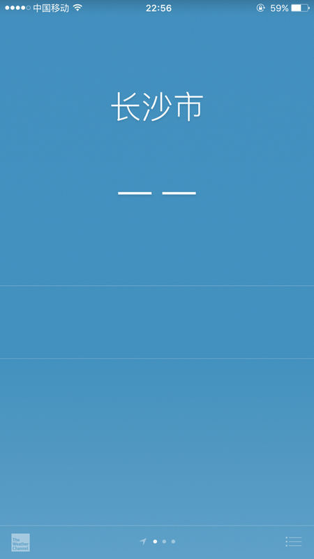 苹果手机自带天气预报怎么不显示咯?