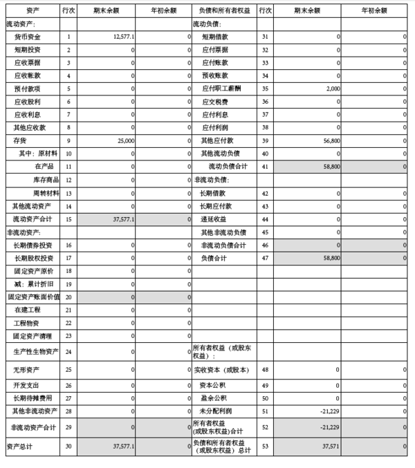 小规模的年度财务报表怎么做?利润表怎么做?