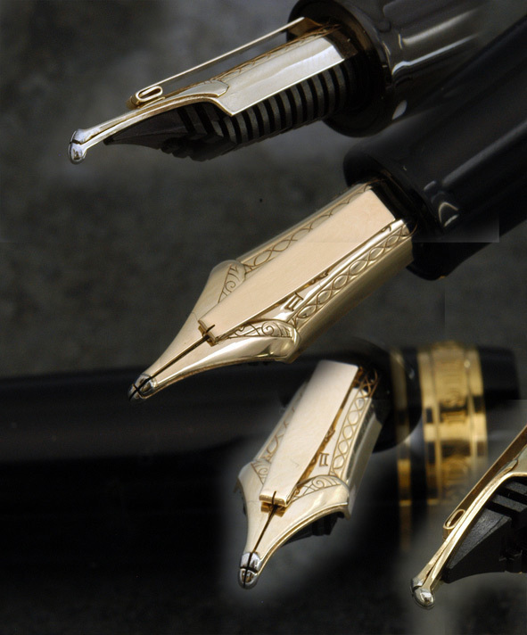 求一种问一种钢笔头是个钢片的钢笔,就是两个