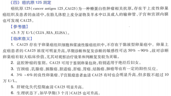 糖类抗原CA125值高达160.4,是什么原因