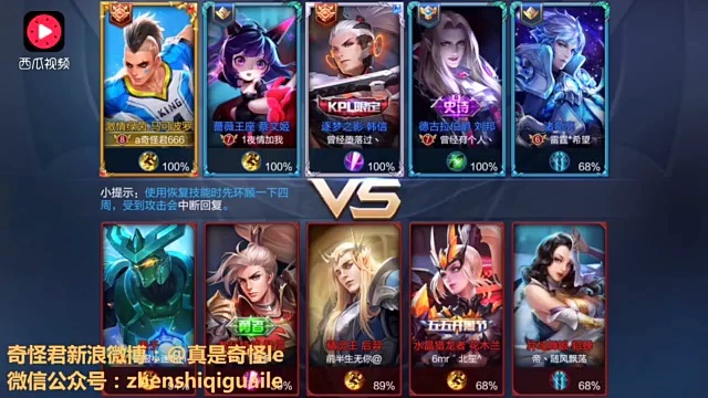 王者荣耀奇怪君ep283 小兔狂龙五黑马可!