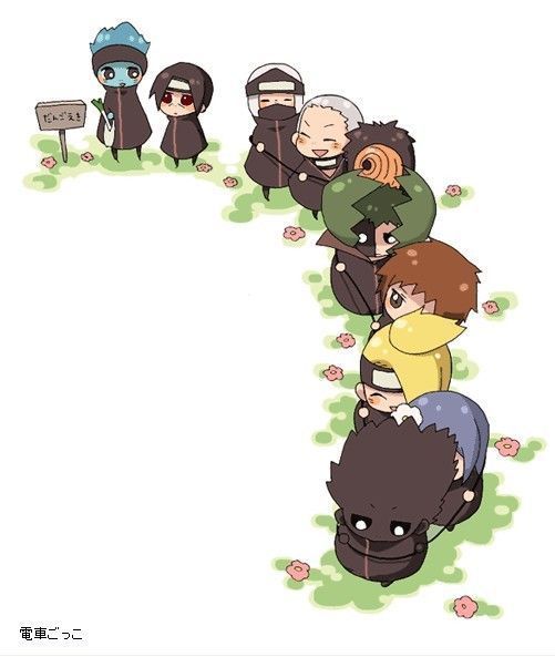 q版晓组织全员图片