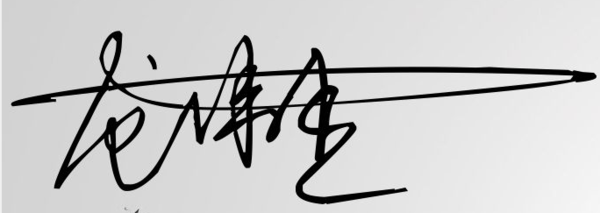 龙伟杰 签名设计是什么样子