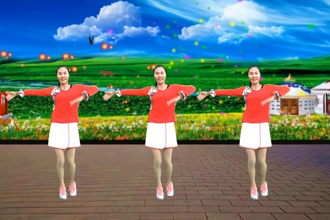 舞韵年华广场舞《蝴蝶翩翩飞》