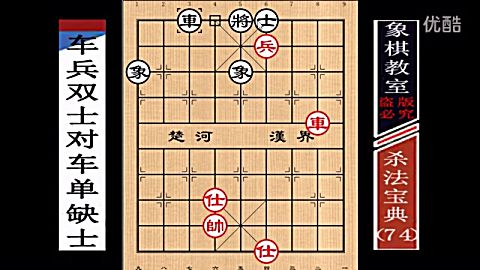 中国象棋杀局宝典:车兵例胜车单缺士(74)