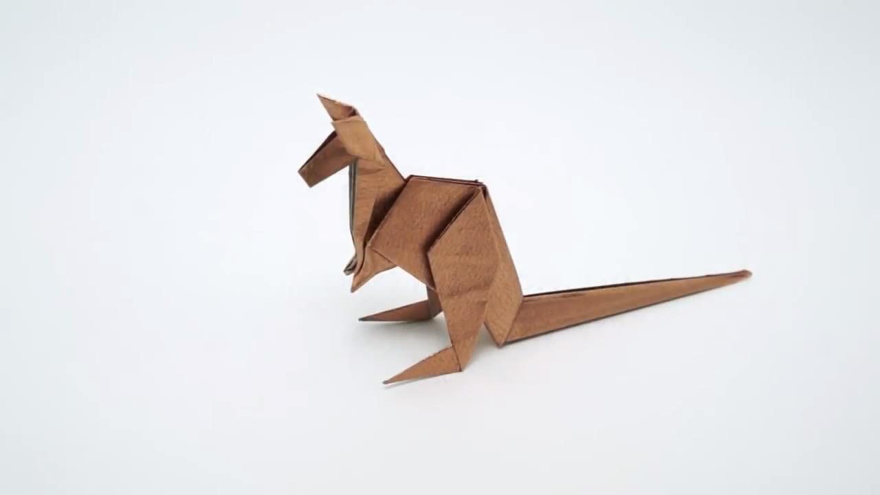 diy折纸 如何用一张纸折出一个澳大利亚袋鼠 教学视频