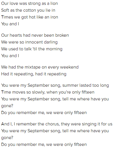 请问有一首歌的歌词中有life is so long, do you remember me, were