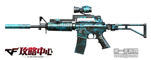 CF步枪M4新丁M4A1C海浪弹道及使用技巧