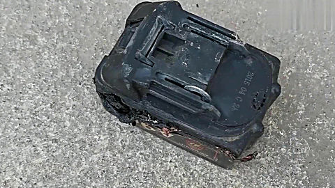 电动扳手电池在充电时发生起火爆炸!这是太危险了