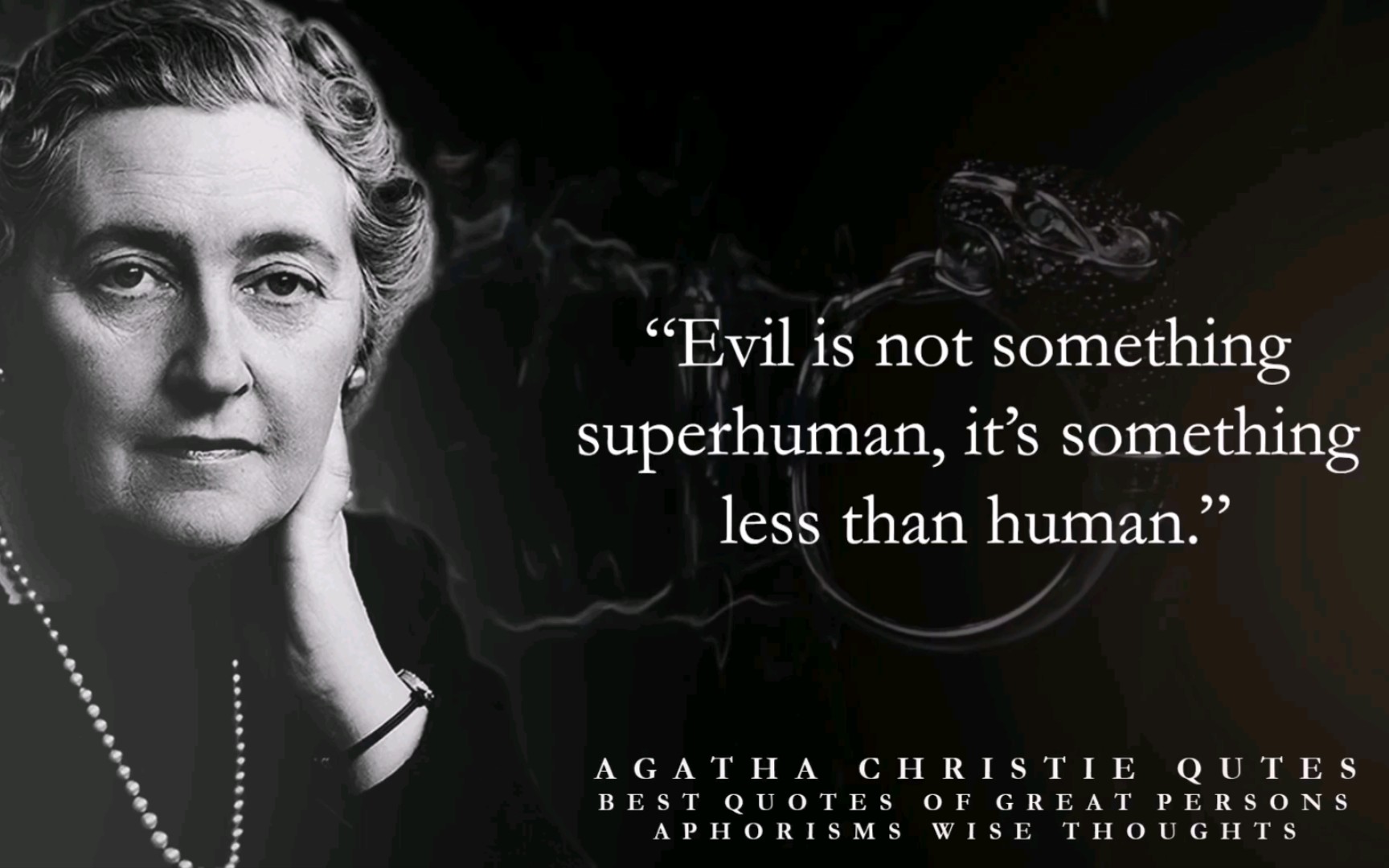 [图][名人箴言]阿加莎·克里斯蒂 Agatha Christie Quotes Changing the Outlook