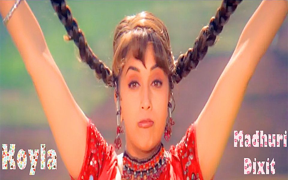 [图]Madhuri Dixit90年代经典老电影《烈火恩仇》趣味插曲 Bhaang ke nashe mein