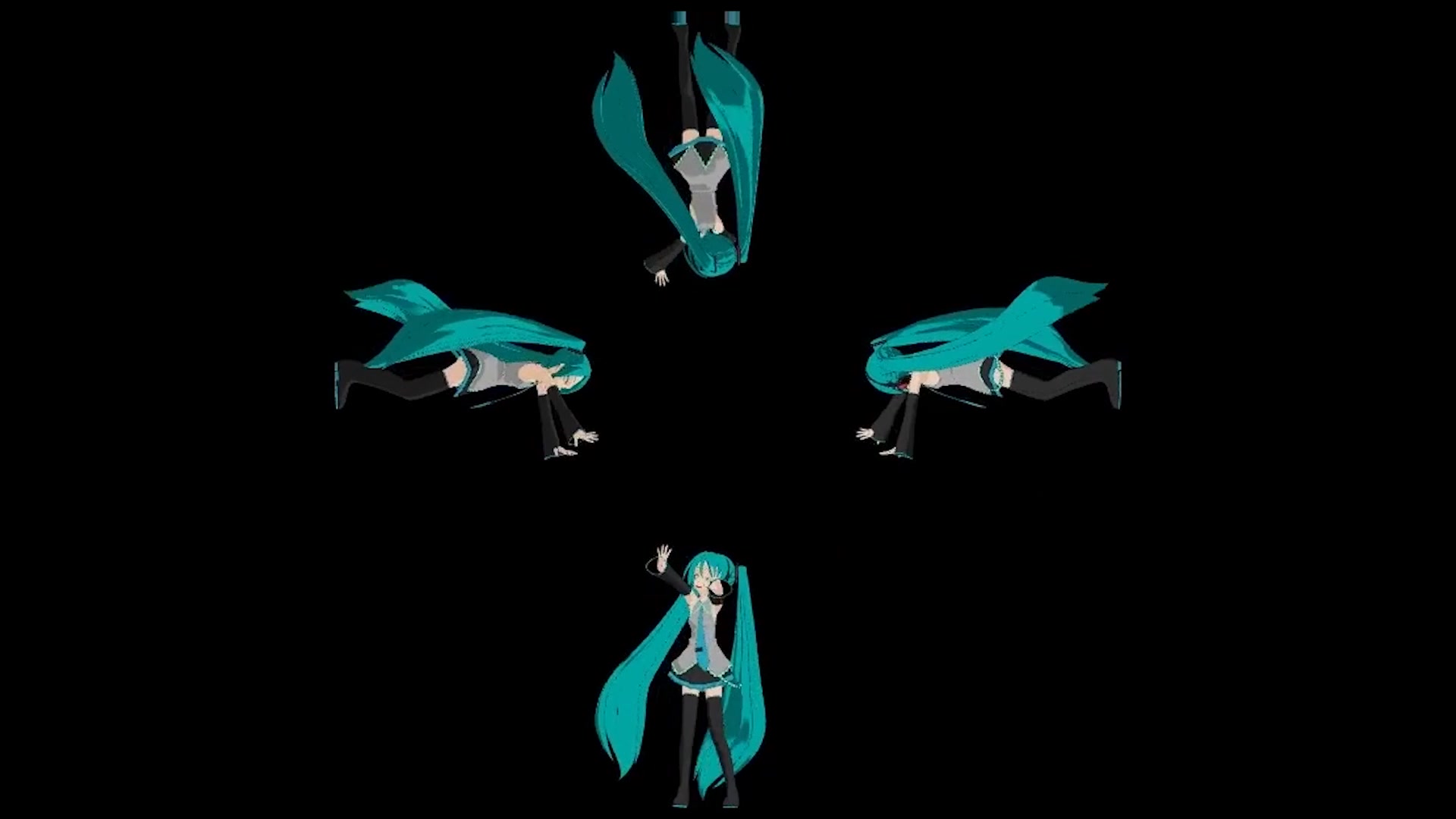 【3d 全息投影视频源】初音未来