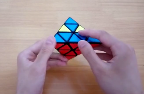 魔方教程图解三角形?