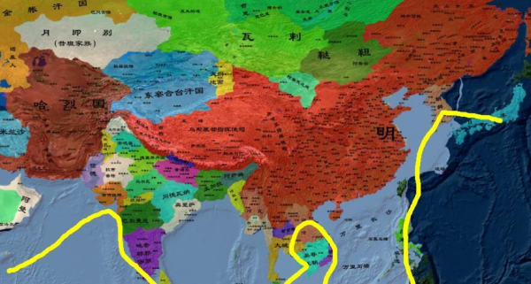 明朝的时候,中国共有多少藩国,历史上有什么记载?