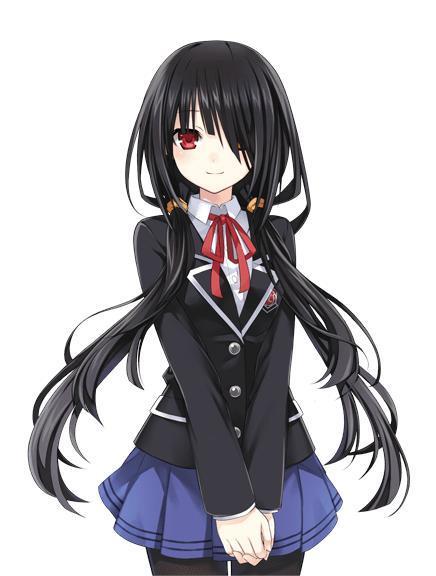 求一张《约会大作战》中狂三穿校服的图片