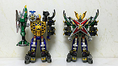 [大鹏评测]忍风战队破里剑者 天空轰 雷旋风神 对比  天雷旋风神