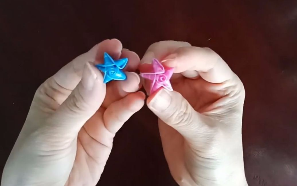 趣味手工diy,用吸管折叠星星的方法,非常简单!