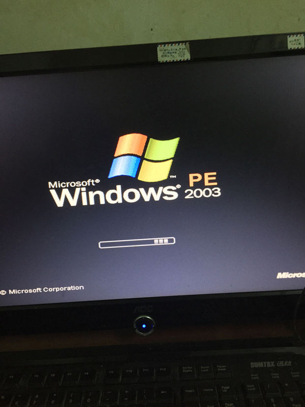 in7 磁盘引导故障 。现在进入win3pe修复引导