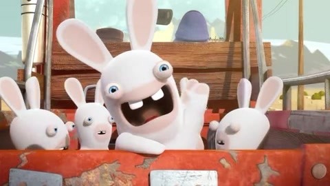 疯狂兔子动画片第一季图片