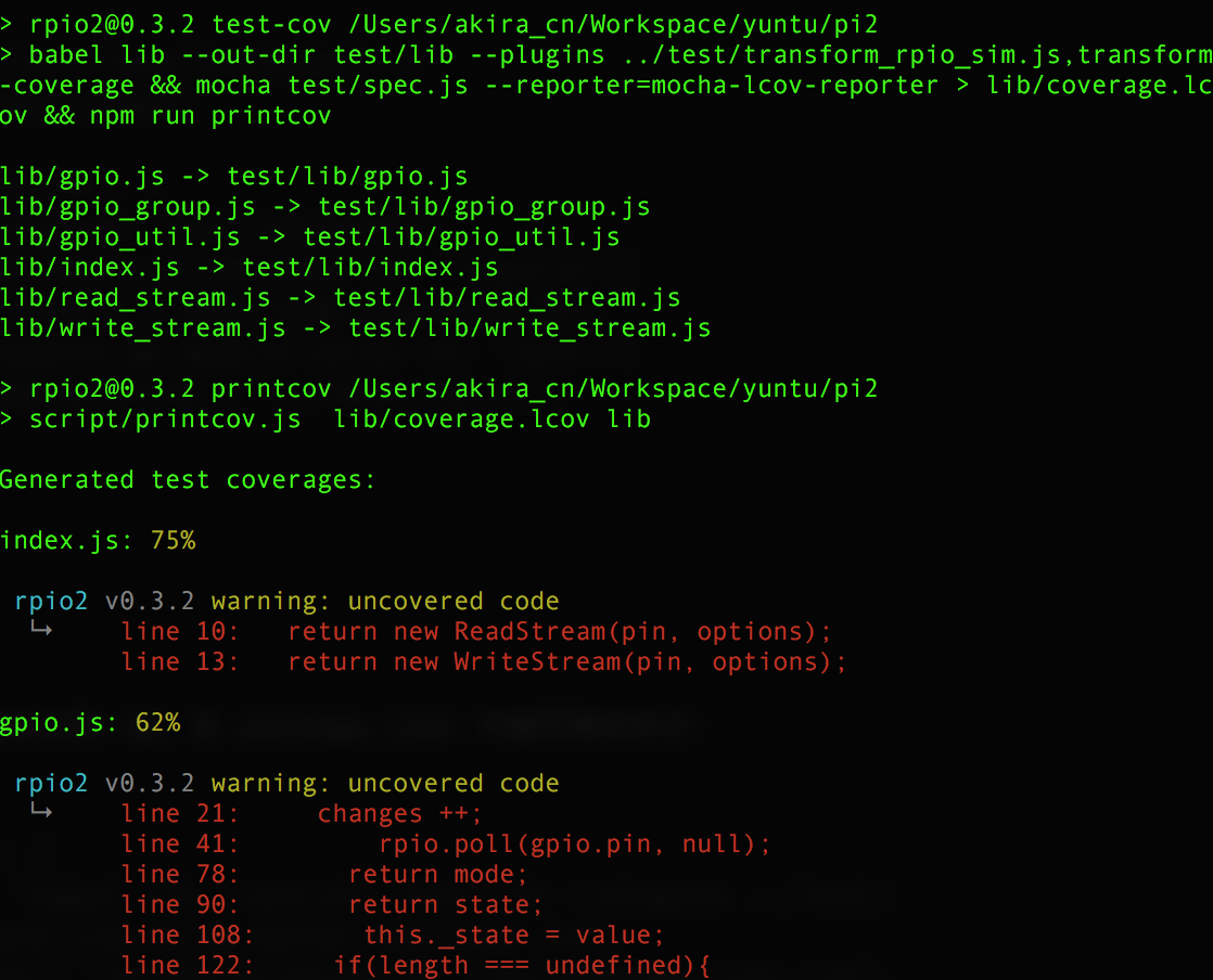 code coverage
