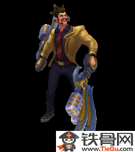 LOL金牌主播德莱文5款炫彩皮肤图